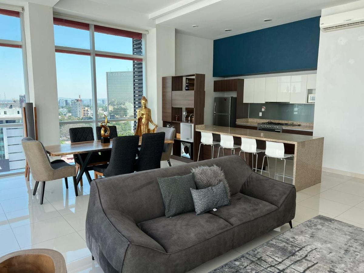 Penthouse Minerva Apartment Guadalajara Bagian luar foto